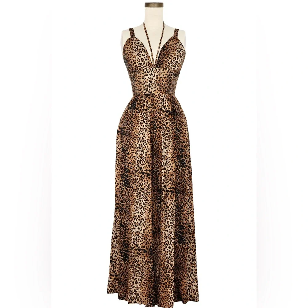 Trashy Diva Minda Jumpsuit Leopard - Picture 1 of 7